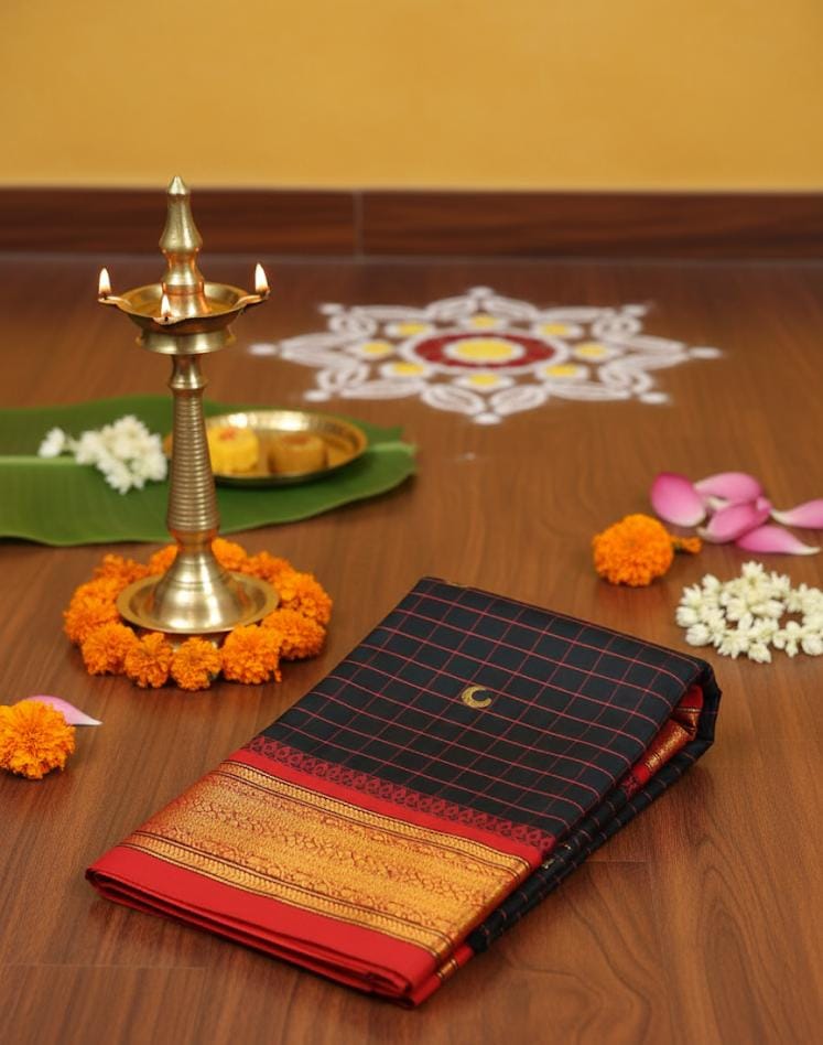 Aura Silk Zari Weaving Work Saree