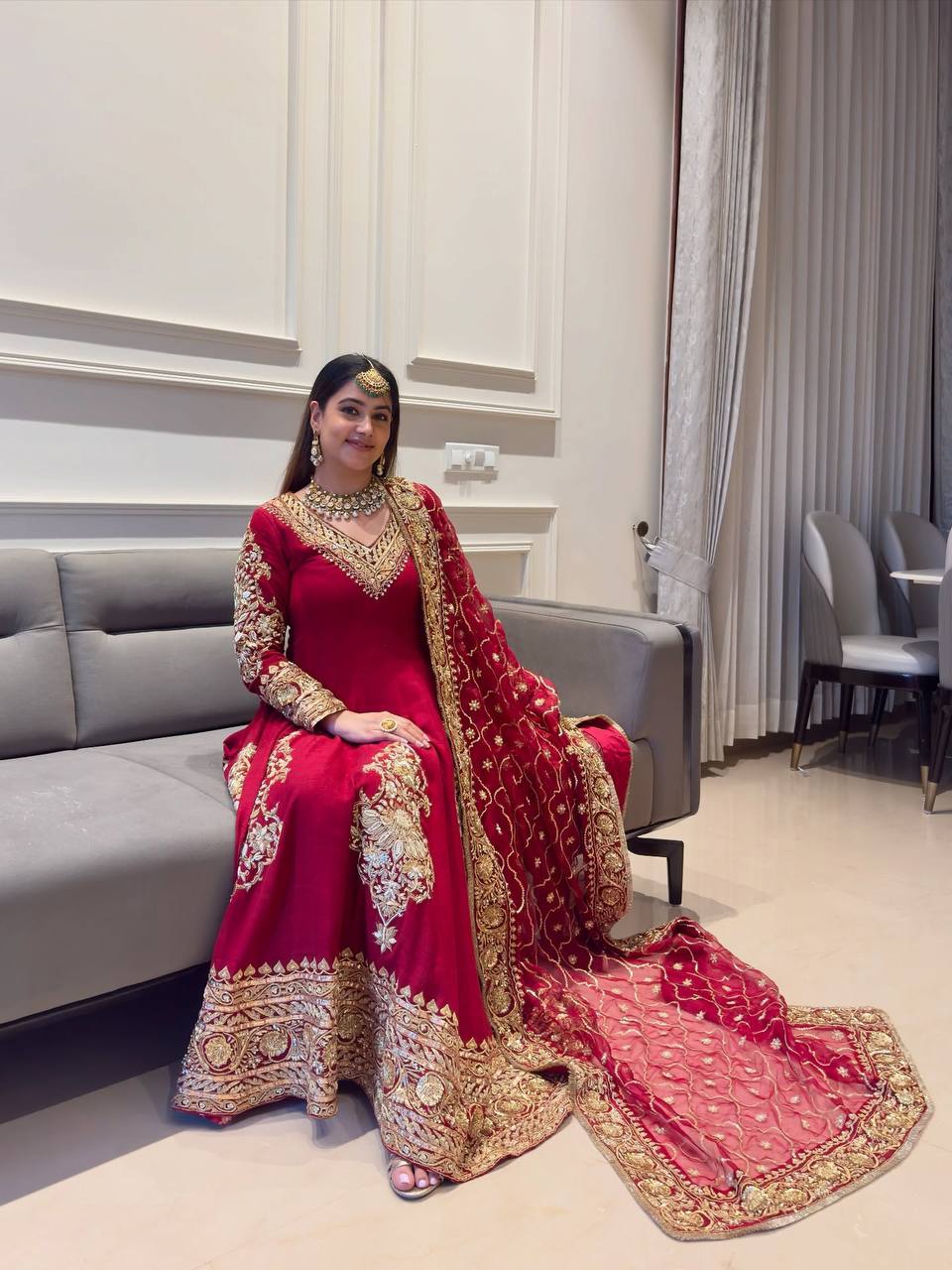 New Designer Party Wear Top Plazzo & Dupatta Set