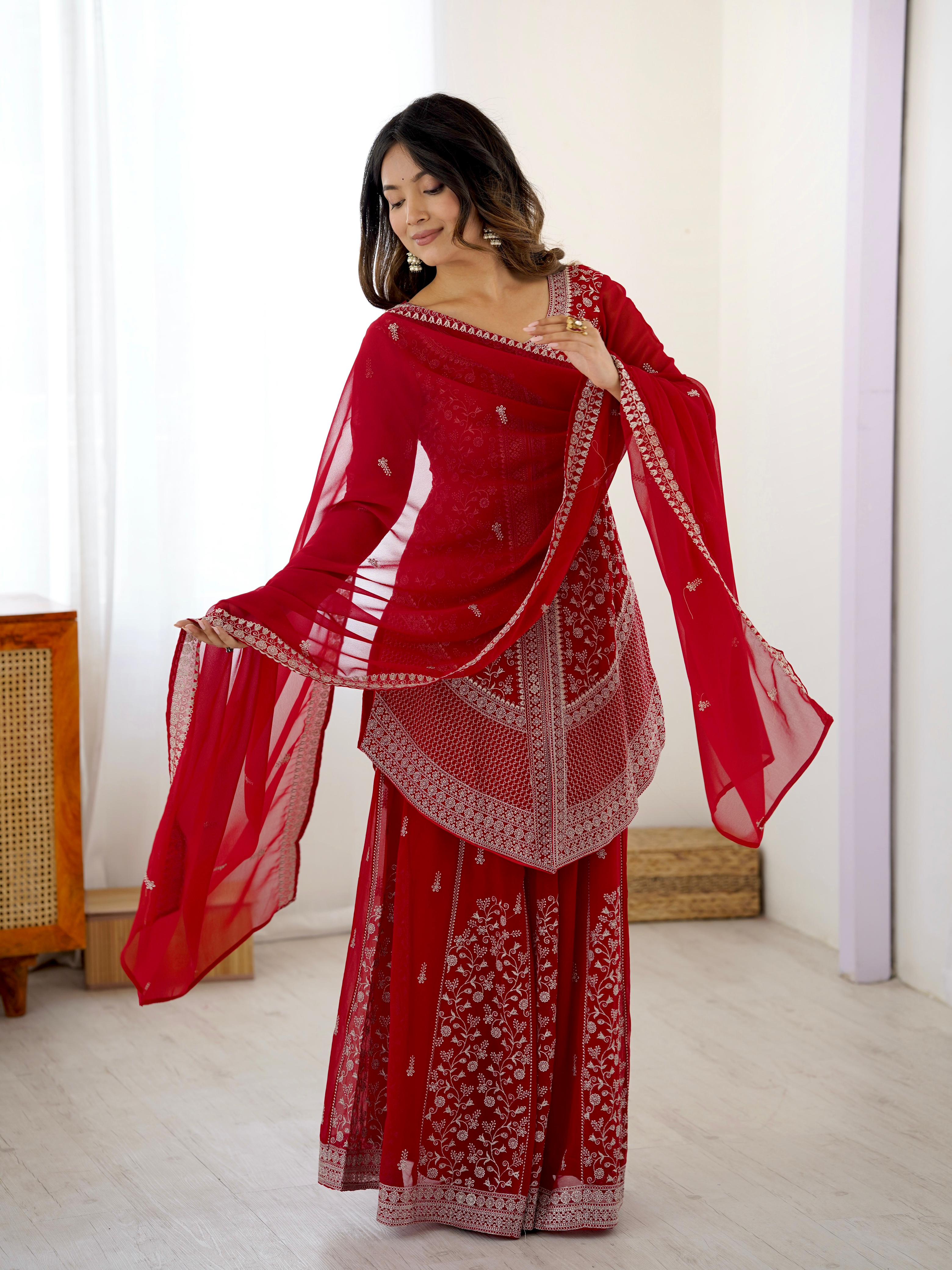 💞💕💃Launching new sharara suit set premium quality 💕💞🪡