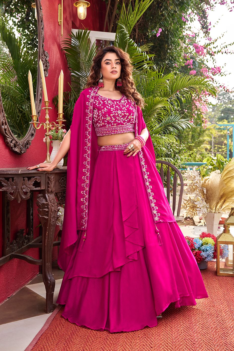 Weddings special lahanga choli with premium quality