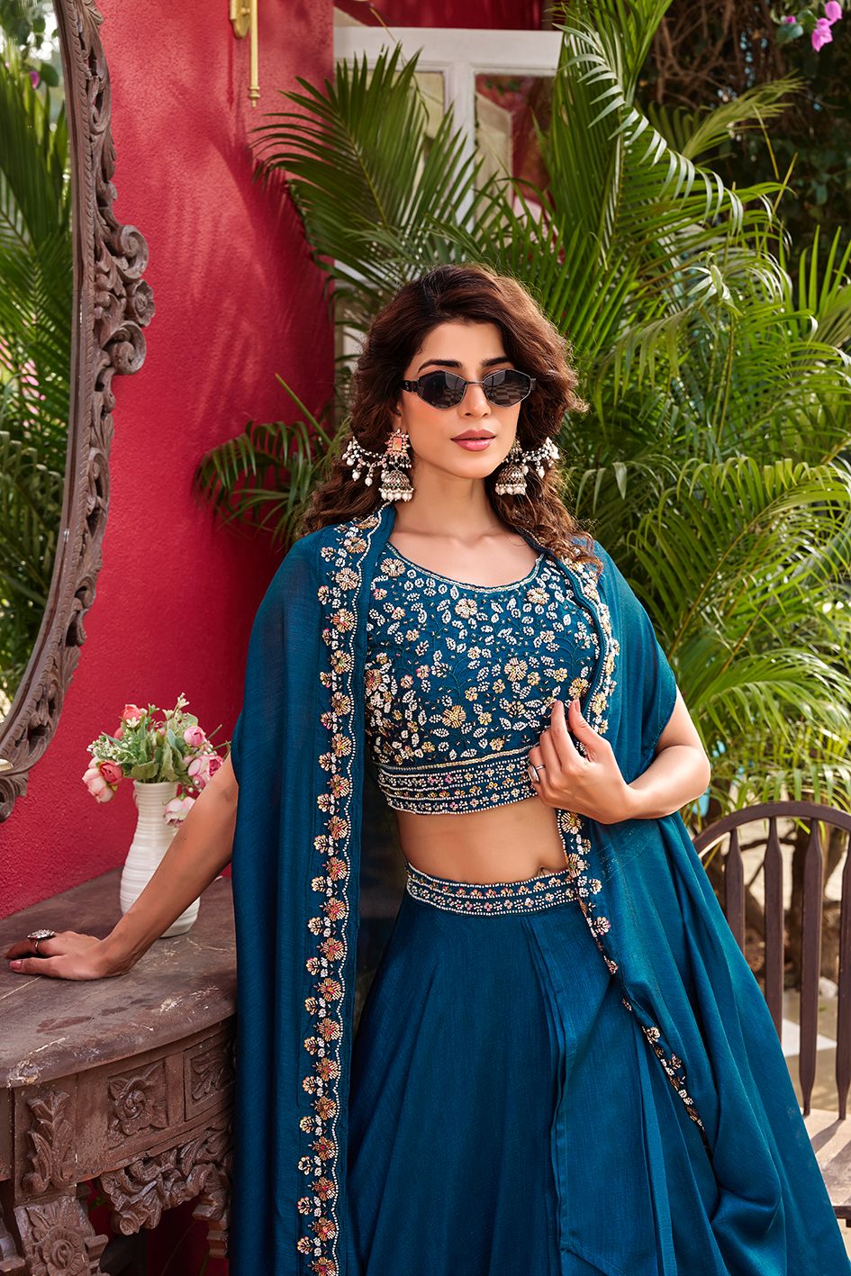 Weddings special lahanga choli with premium quality