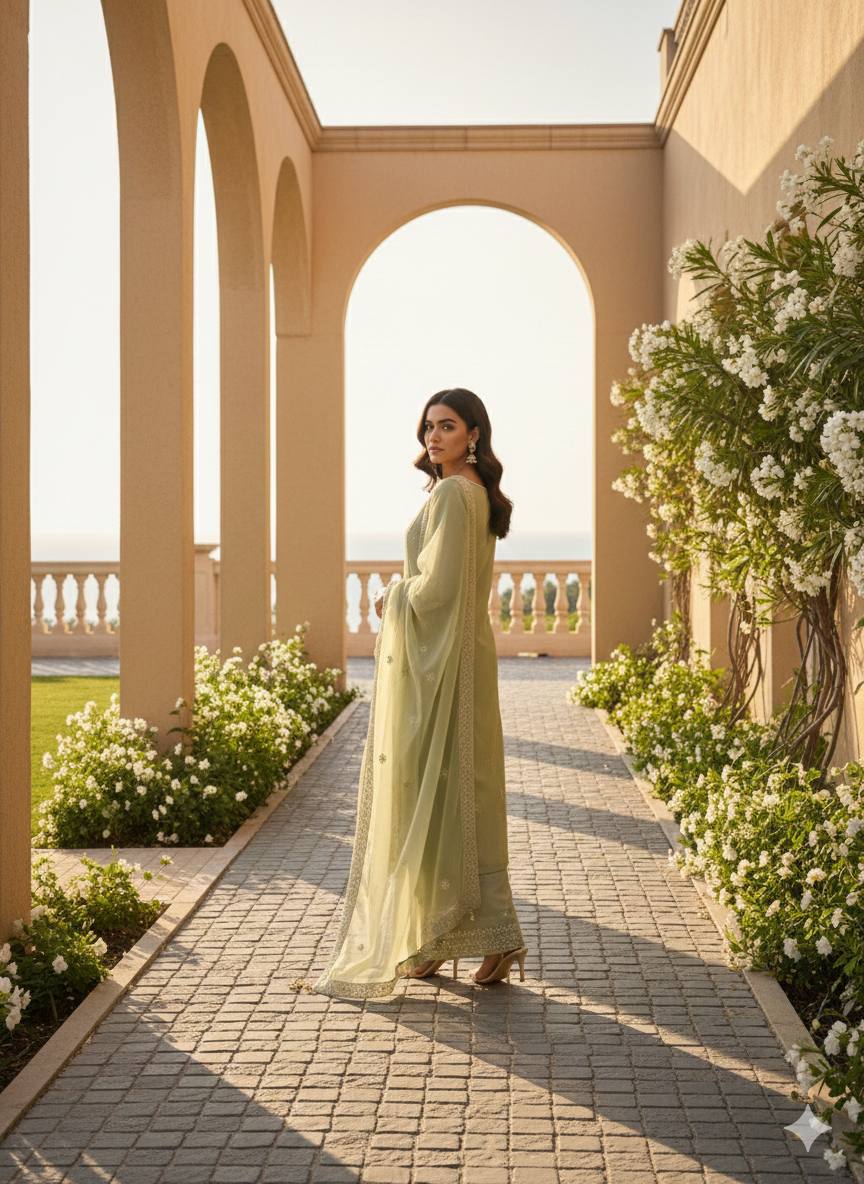 New Designer Party Wear Top Plazzo & Dupatta Set