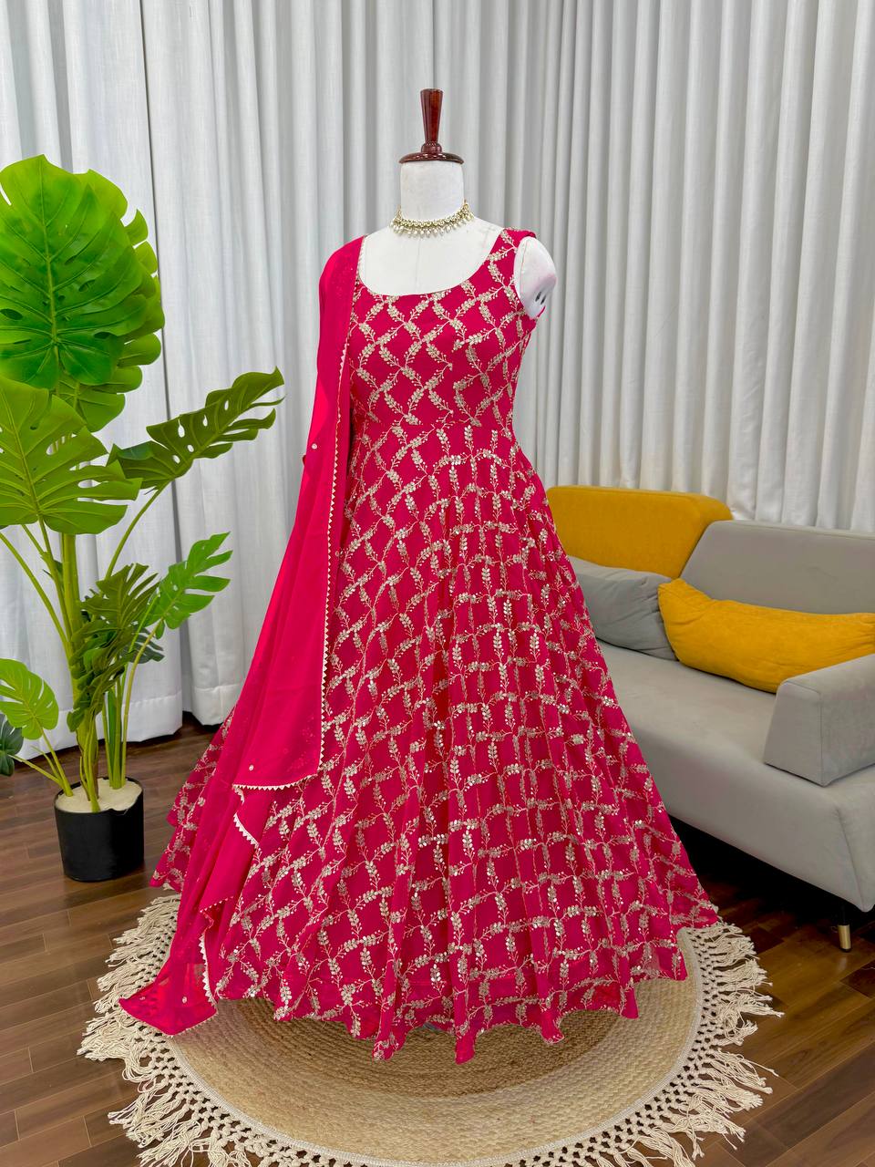 New Designer Party Wear Top Sharara & Dupatta Set