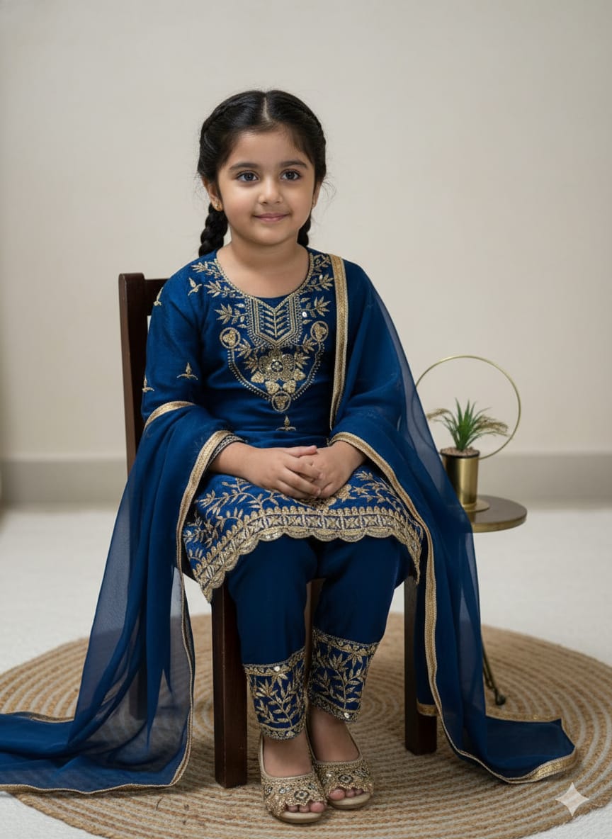 Premium Pure GMY Silk Sharara & Dupatta Set