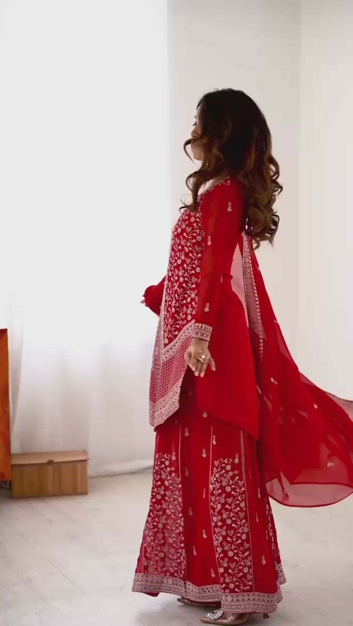 💞💕💃Launching new sharara suit set premium quality 💕💞🪡